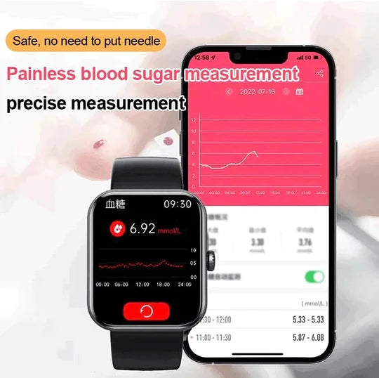 Smartwatch til Blodsukkerovervågning | Let & Intuitiv Måling