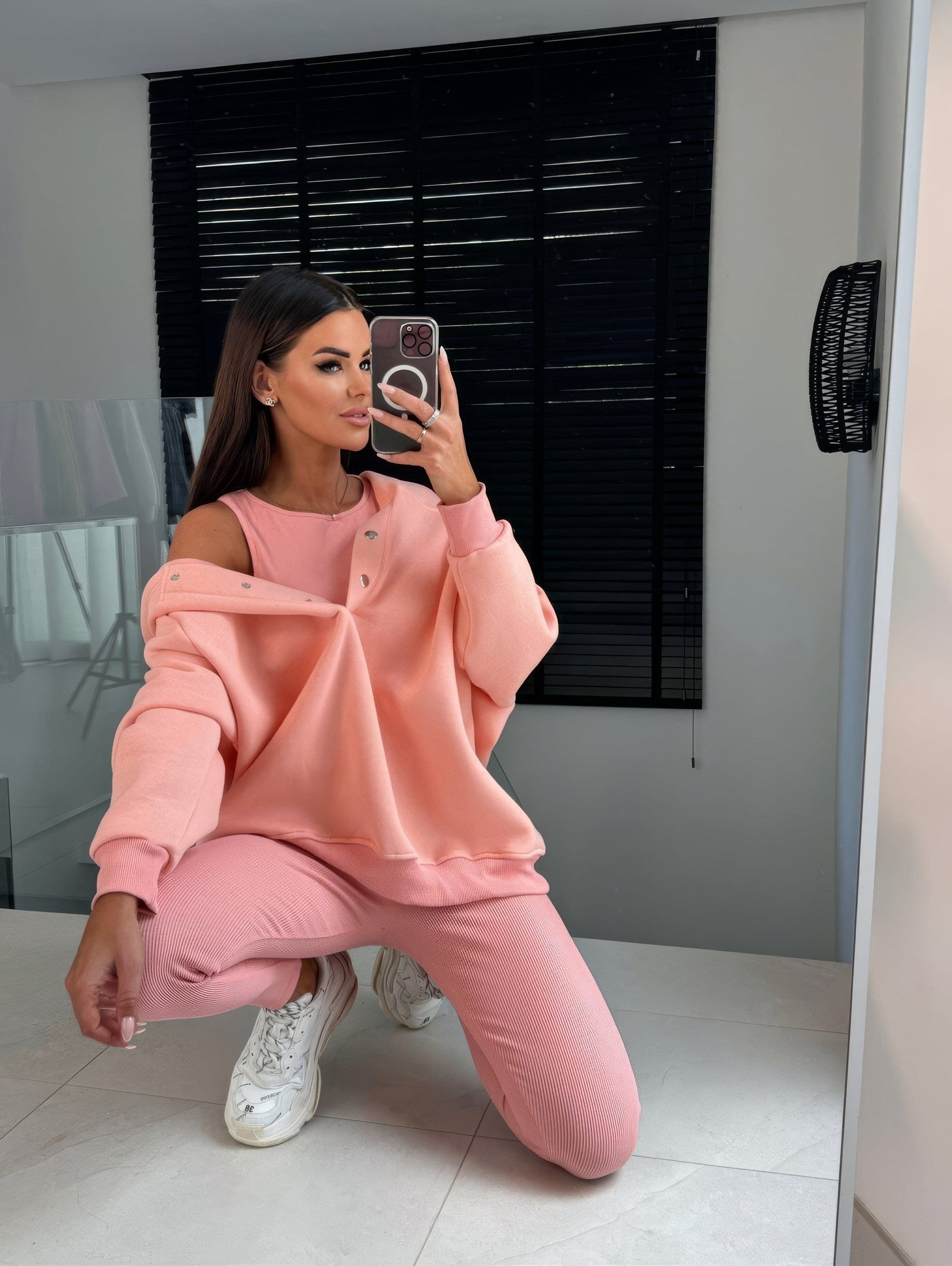 Casual Lounge Sæt i Tre Dele | Elegant og Afslappet