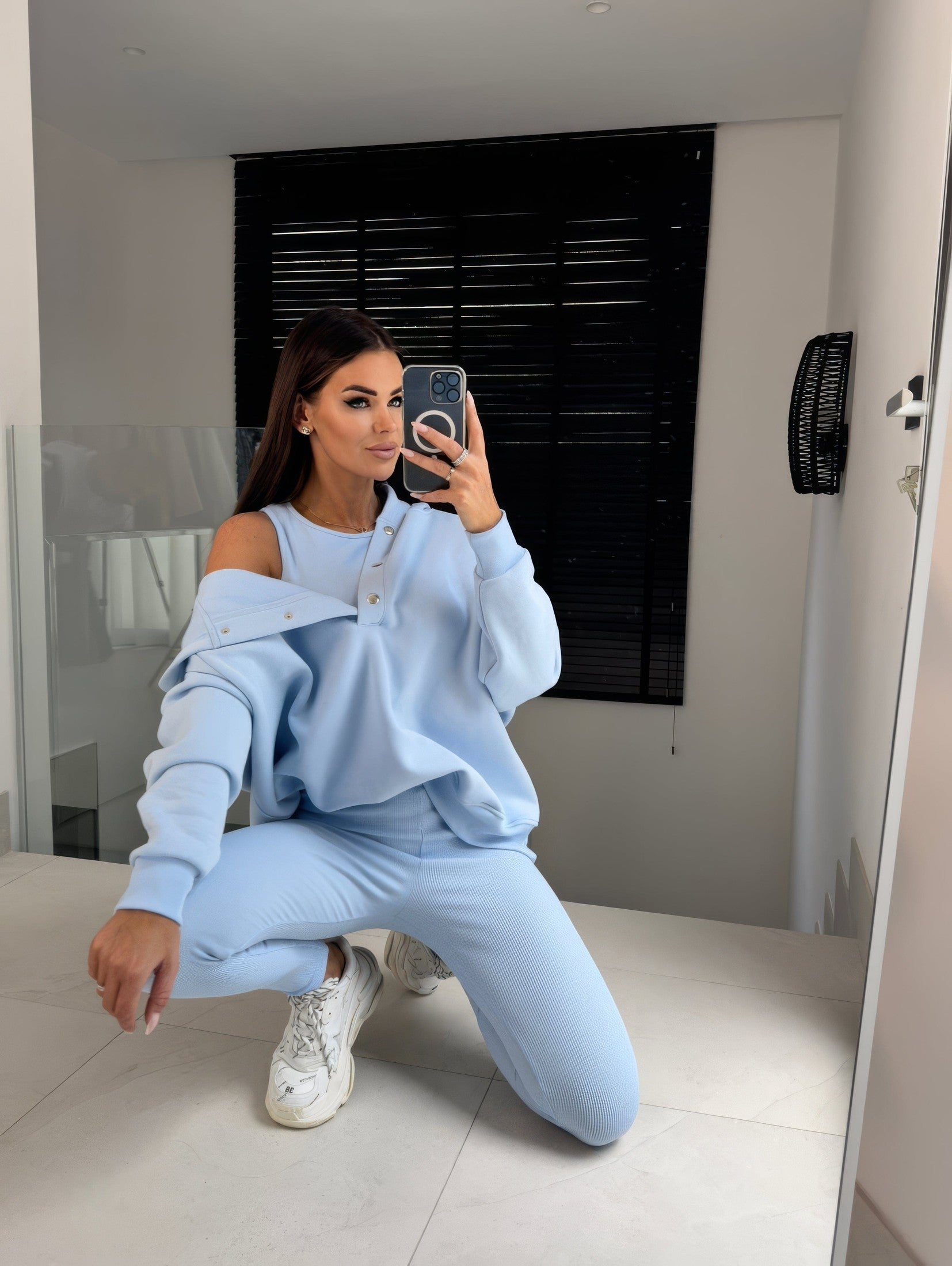Casual Lounge Sæt i Tre Dele | Elegant og Afslappet