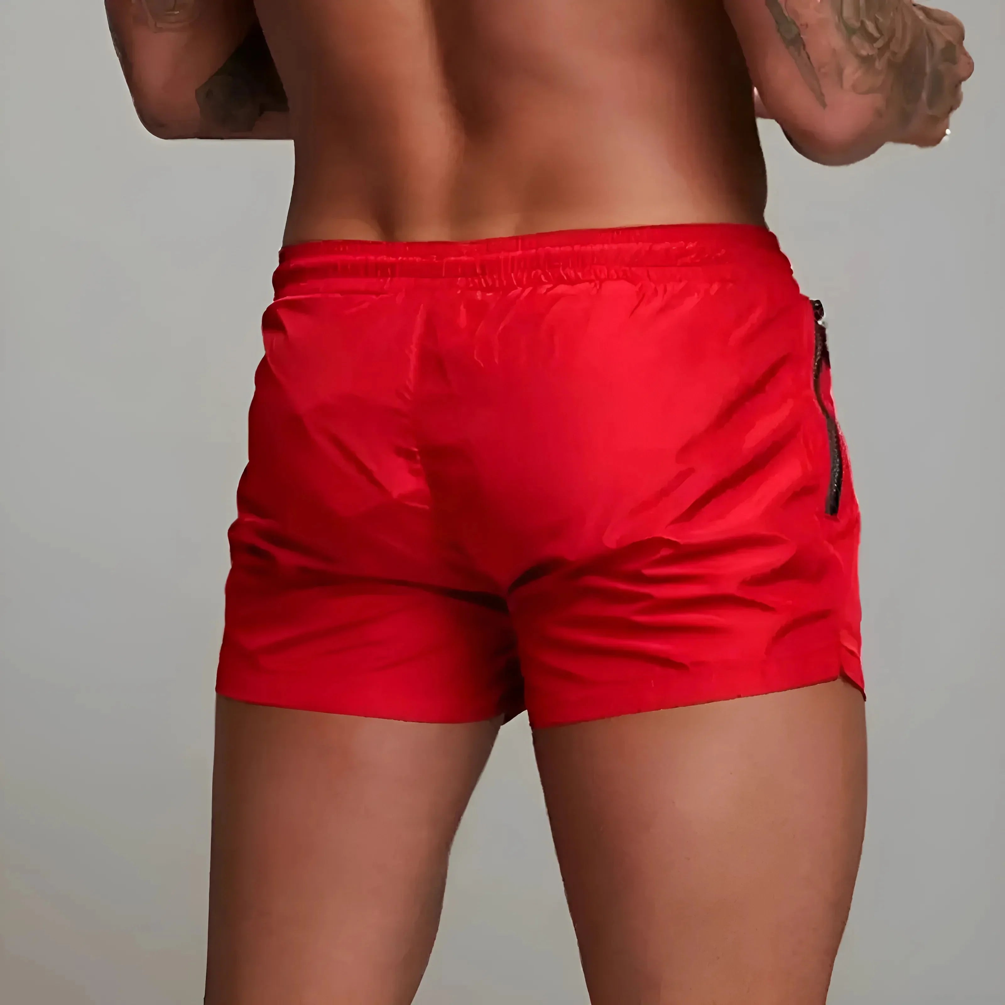 Herre Badeshorts med Lomme | Hurtigtørrende og Stilfuld
