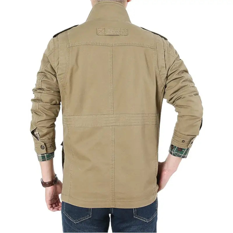 Herrejakke i Militærstil | Casual og Maskulint Look