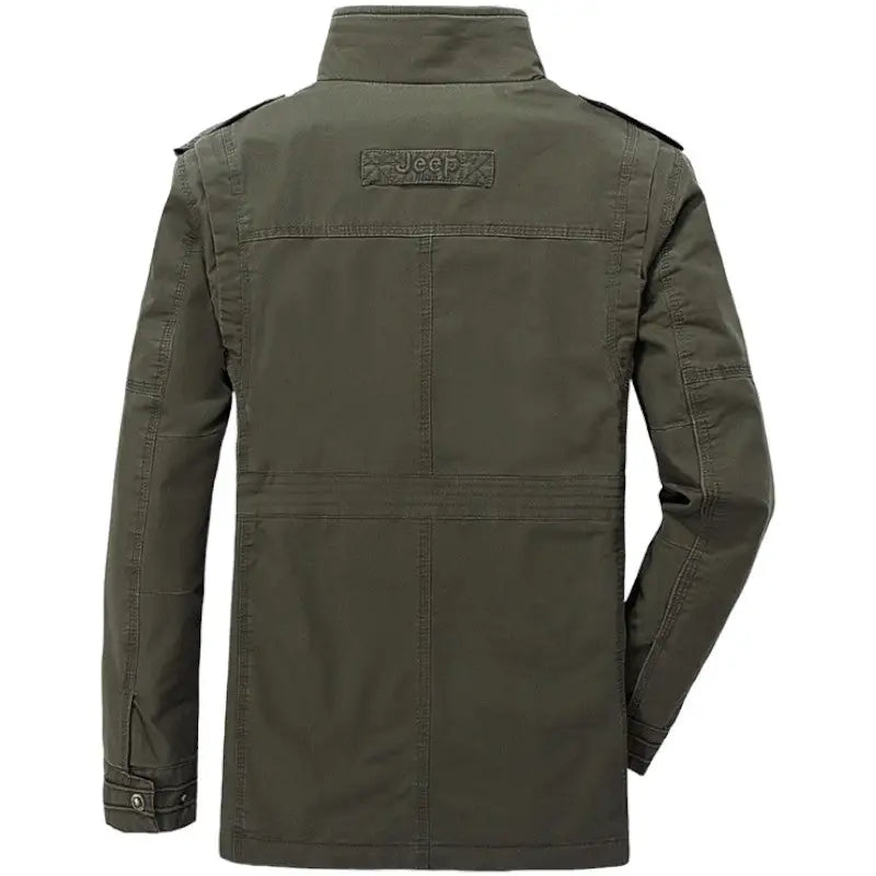 Herrejakke i Militærstil | Casual og Maskulint Look