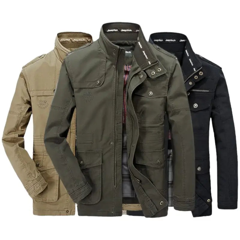 Herrejakke i Militærstil | Casual og Maskulint Look