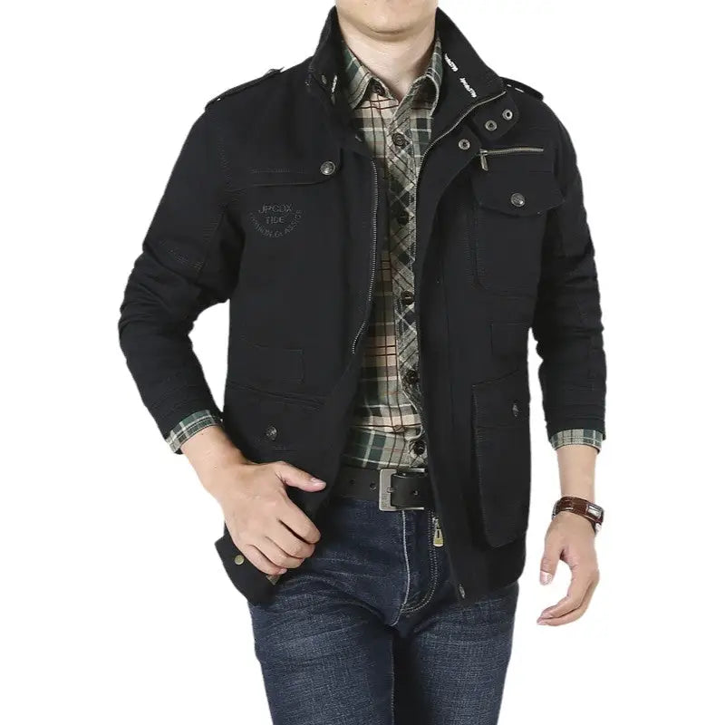 Herrejakke i Militærstil | Casual og Maskulint Look