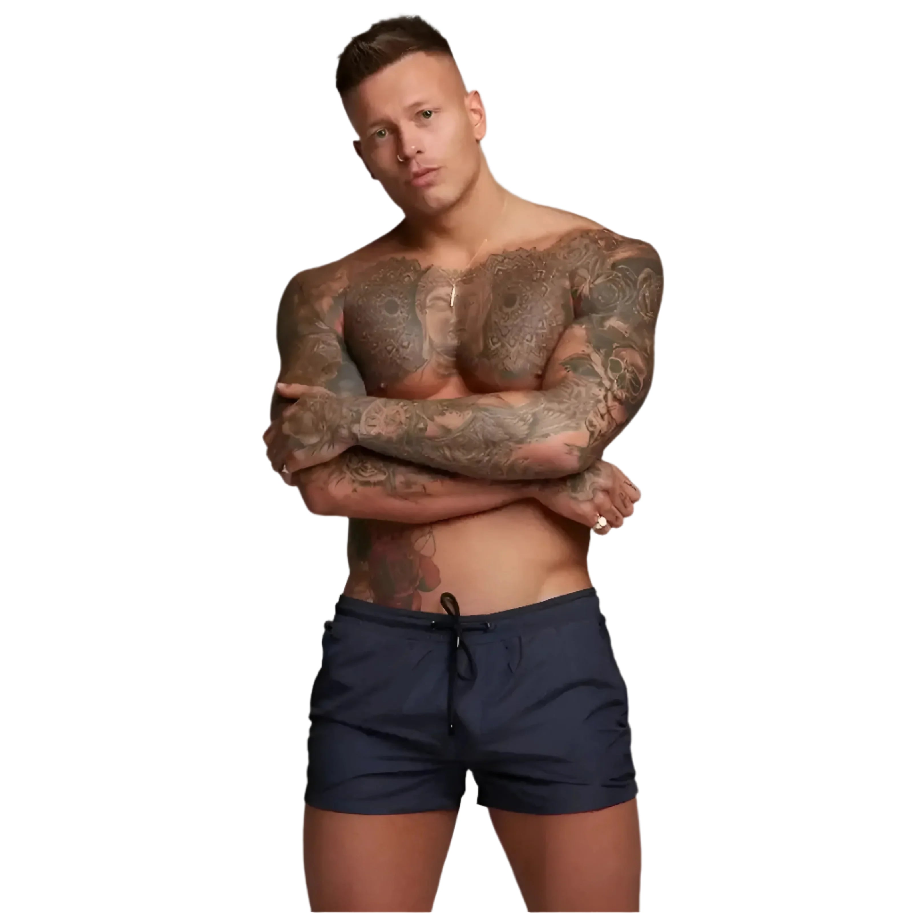Herre Badeshorts med Lomme | Hurtigtørrende og Stilfuld