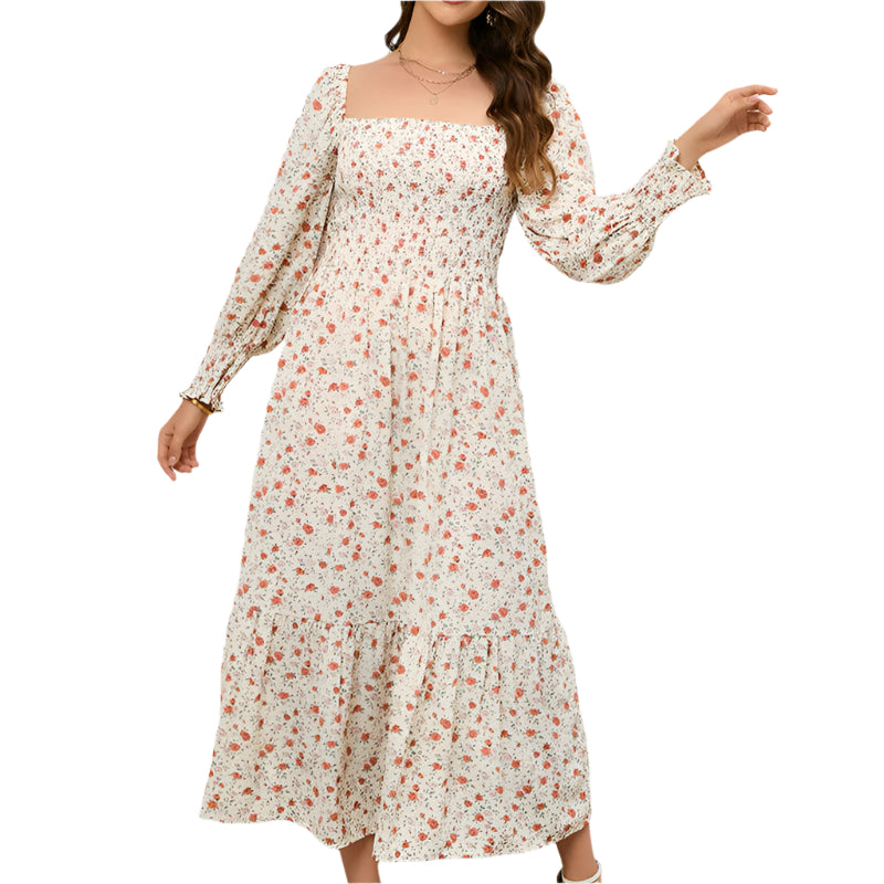 Kjole i Boheme-Stil | Luftig og Blomstret til Forår og Sommer