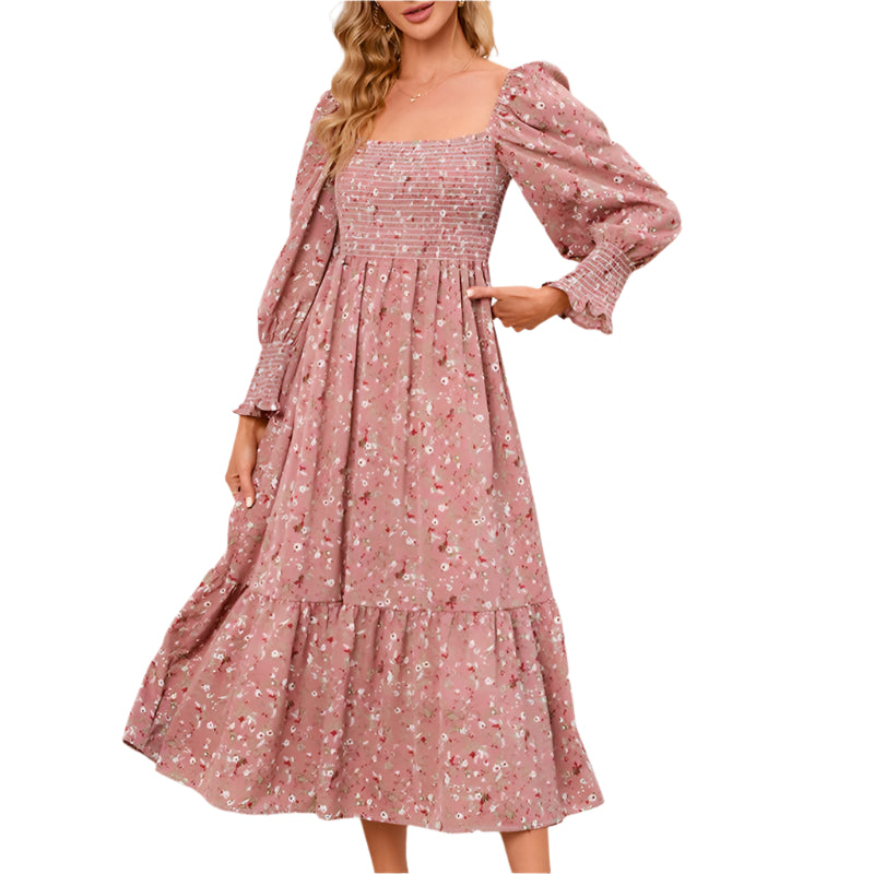 Kjole i Boheme-Stil | Luftig og Blomstret til Forår og Sommer