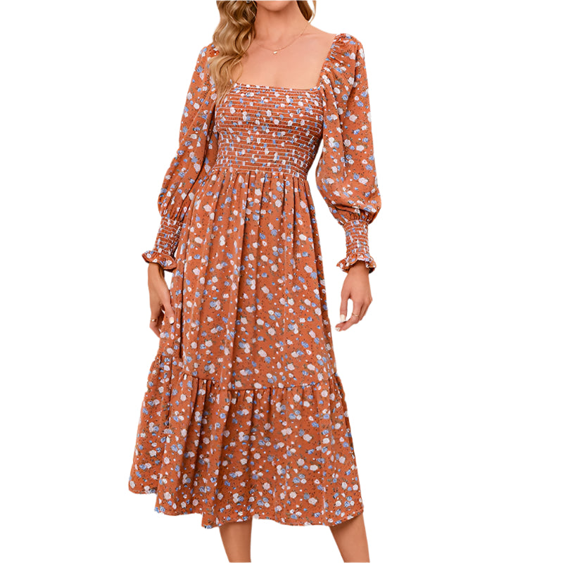 Kjole i Boheme-Stil | Luftig og Blomstret til Forår og Sommer