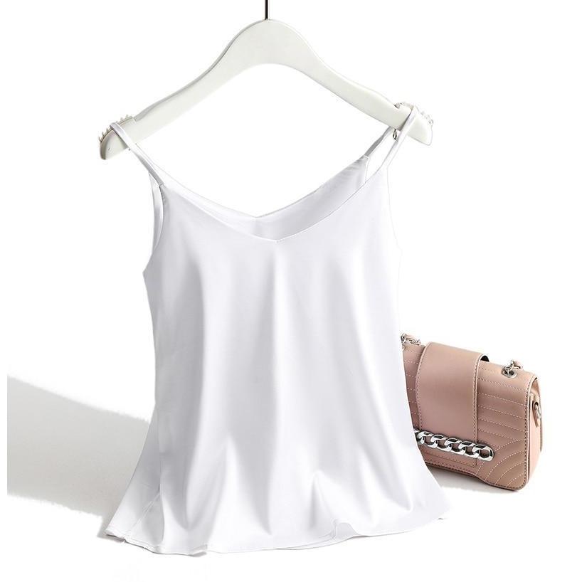 Luksuriøs Satin Tank Top | Perfekt til Hverdag og Aften