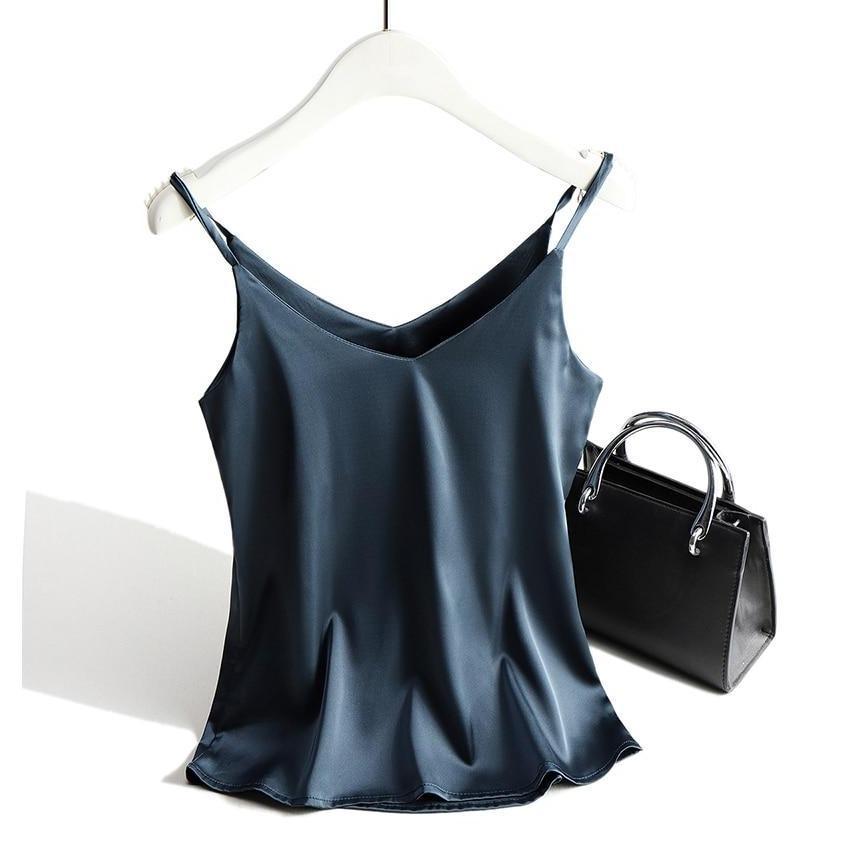 Luksuriøs Satin Tank Top | Perfekt til Hverdag og Aften
