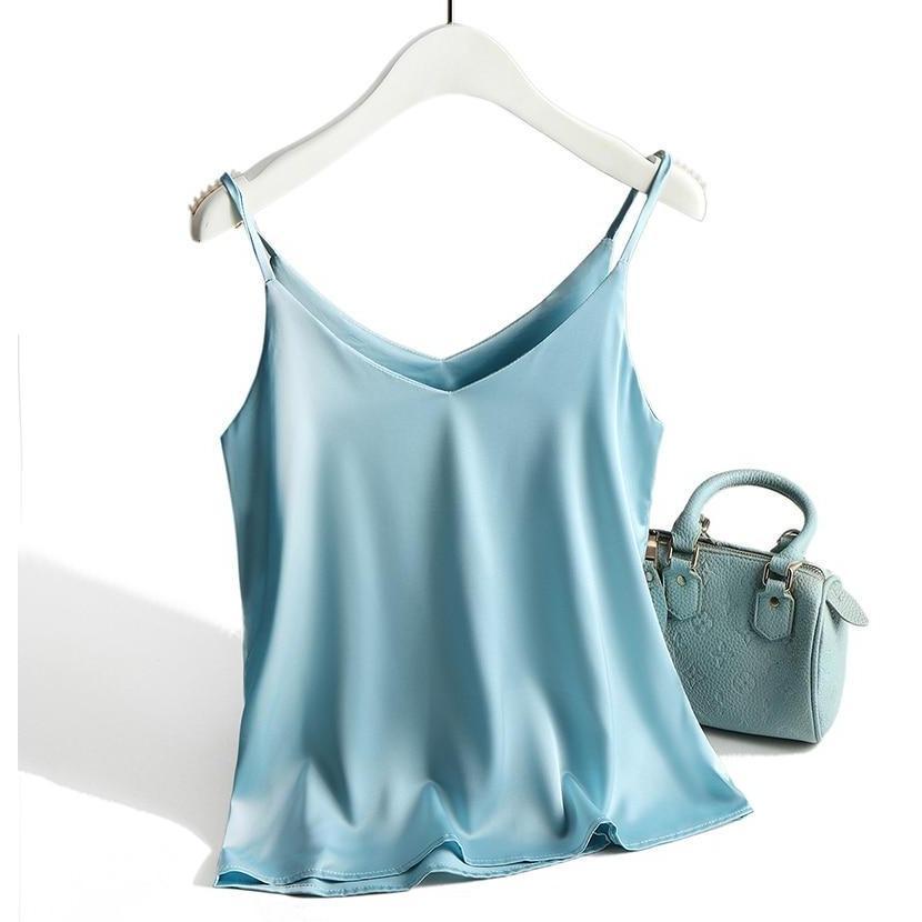 Luksuriøs Satin Tank Top | Perfekt til Hverdag og Aften