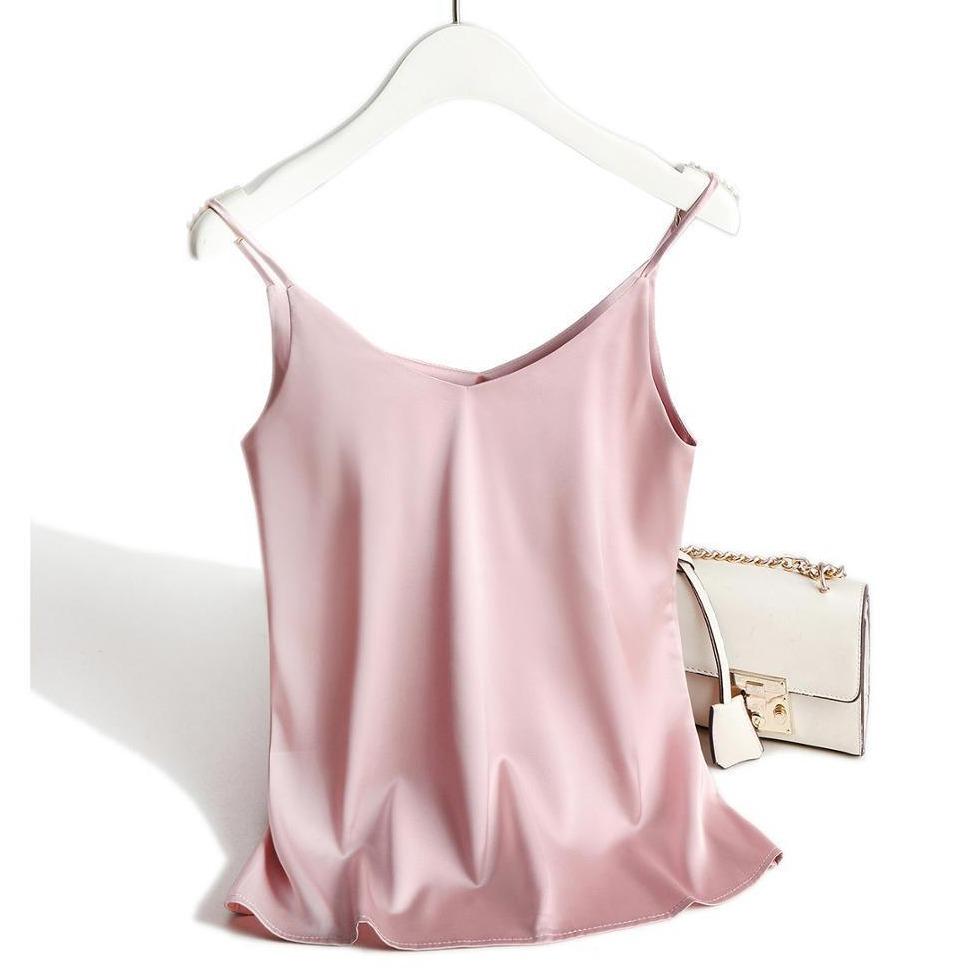 Luksuriøs Satin Tank Top | Perfekt til Hverdag og Aften