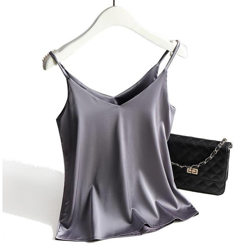 Luksuriøs Satin Tank Top | Perfekt til Hverdag og Aften