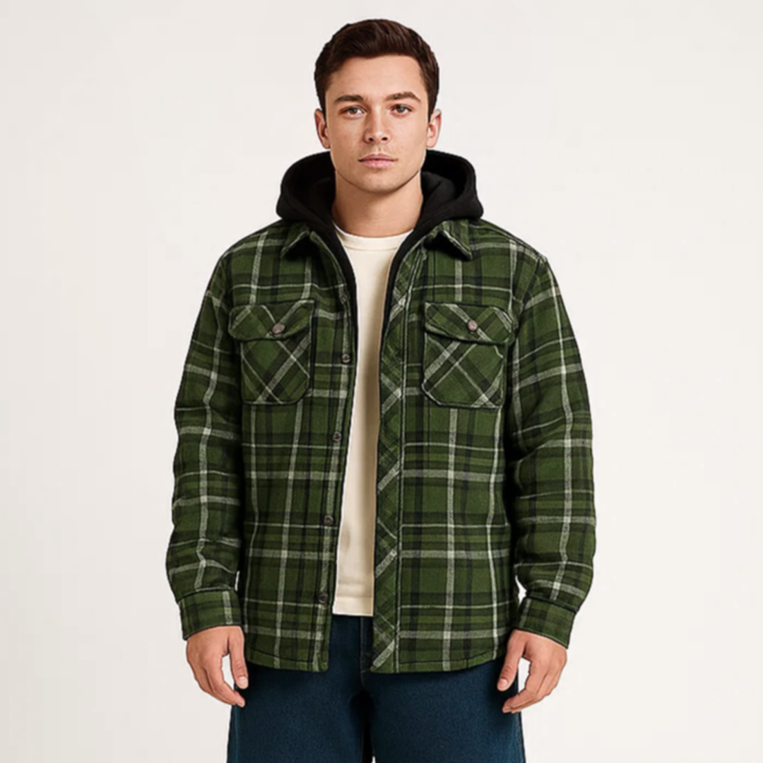 Trendige Karierte Jacke für Wohlfühltage im Winter