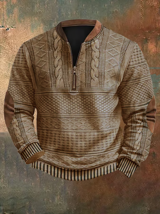 Casual Vintage Sweatshirt | Blød strik og skandinavisk stil