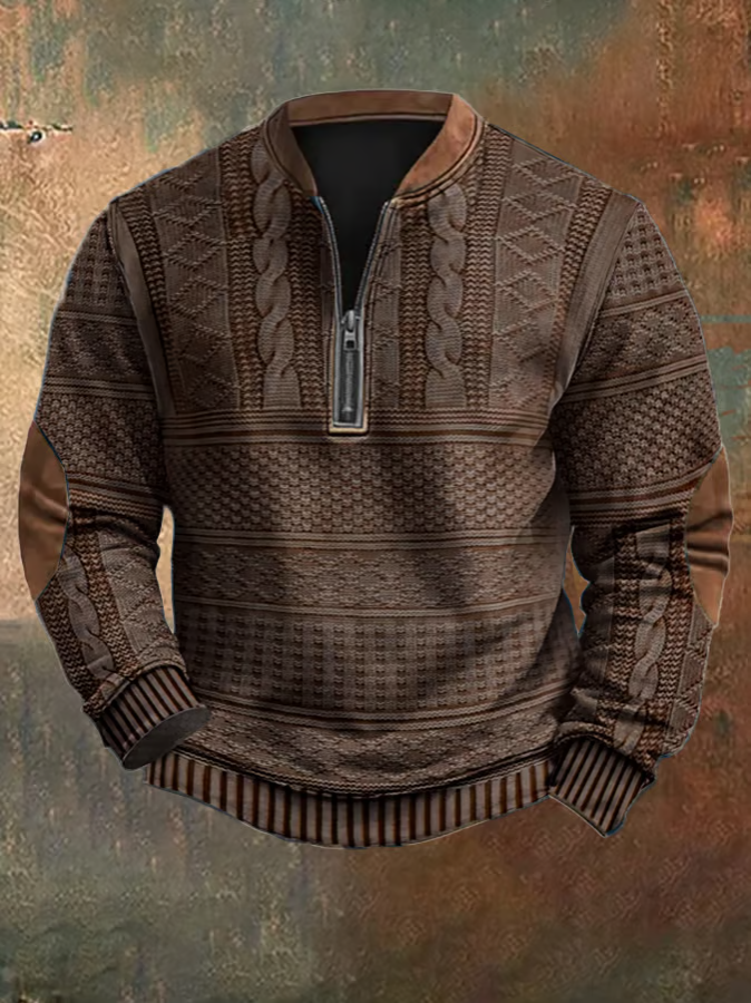 Casual Vintage Sweatshirt | Blød strik og skandinavisk stil