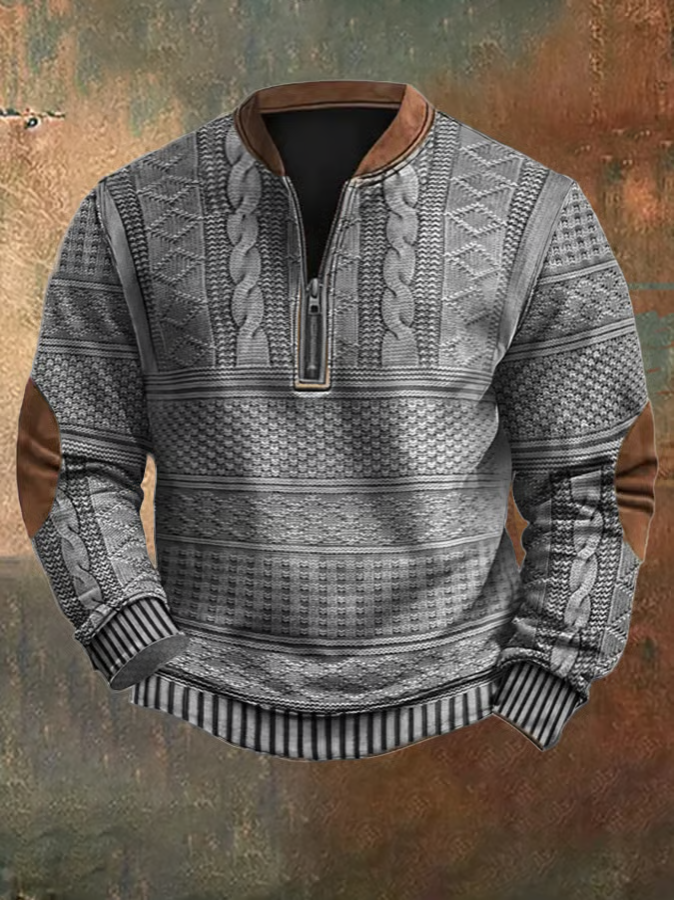 Casual Vintage Sweatshirt | Blød strik og skandinavisk stil
