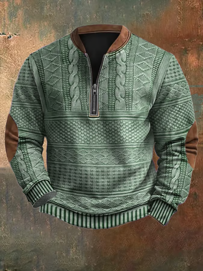 Casual Vintage Sweatshirt | Blød strik og skandinavisk stil