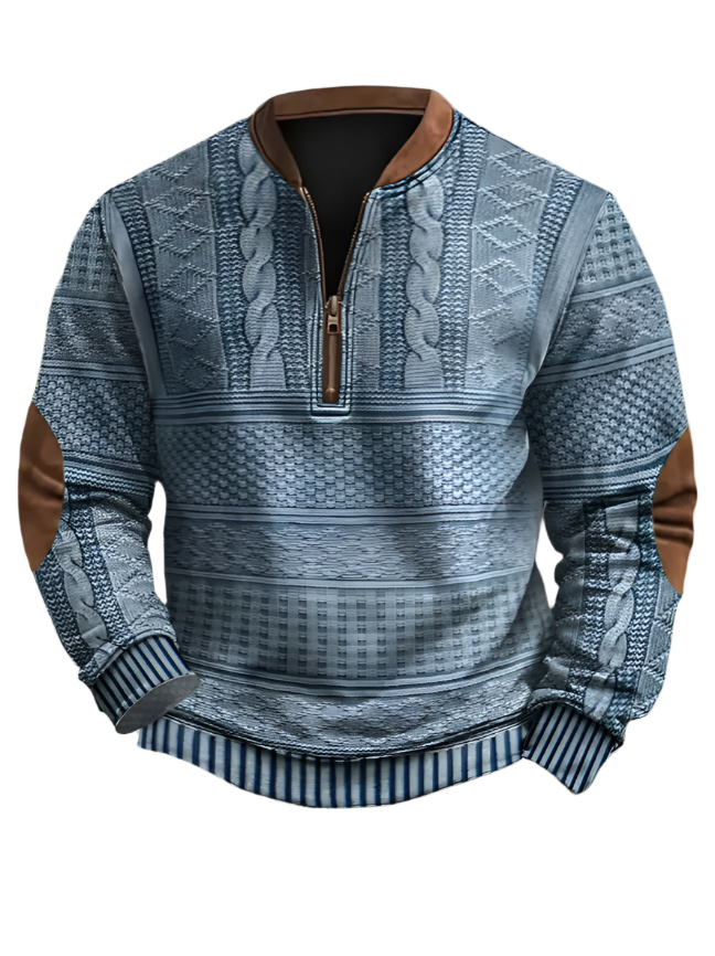 Casual Vintage Sweatshirt | Blød strik og skandinavisk stil