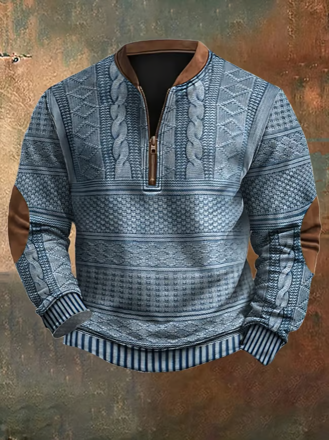 Casual Vintage Sweatshirt | Blød strik og skandinavisk stil